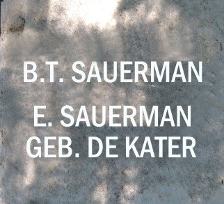 SAUERMAN B.T. &amp; E. DE KATER