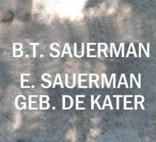 SAUERMAN B.T. &amp; E. DE KATER