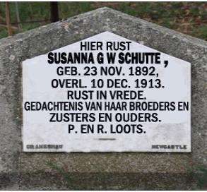 Free State, REITZ district, Reward 7, farm cemetery