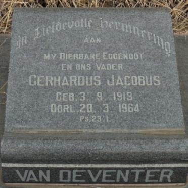 DEVENTER Gerhardus Jacobus, van 1913-1964