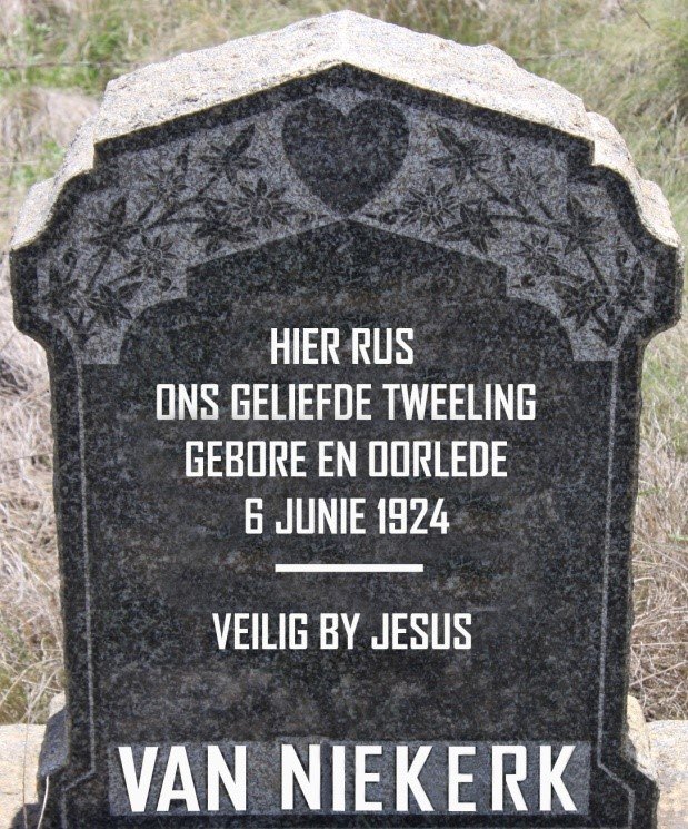 NIEKERK, van 1924-1924