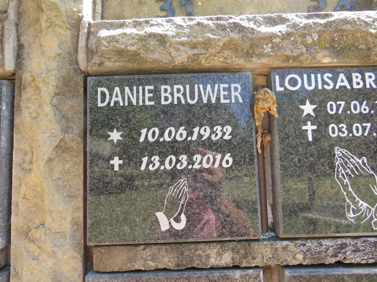 BRUWER Danie 1932-2016
