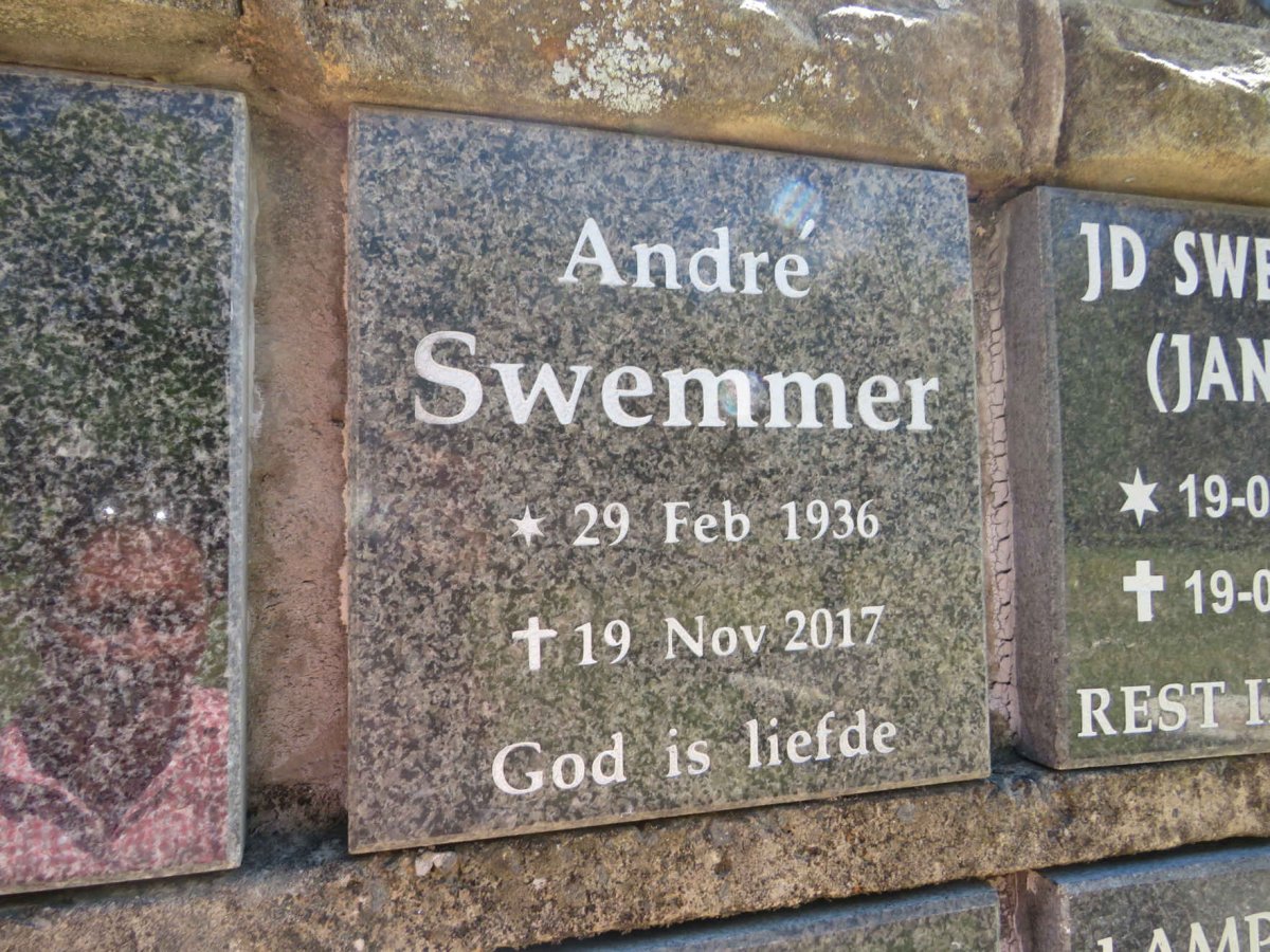 SWEMMER Andre 1936-2017