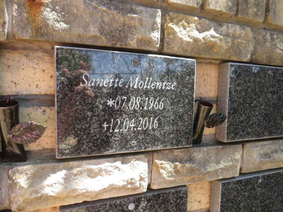 MOLLENTZE Sanette 1966-2016