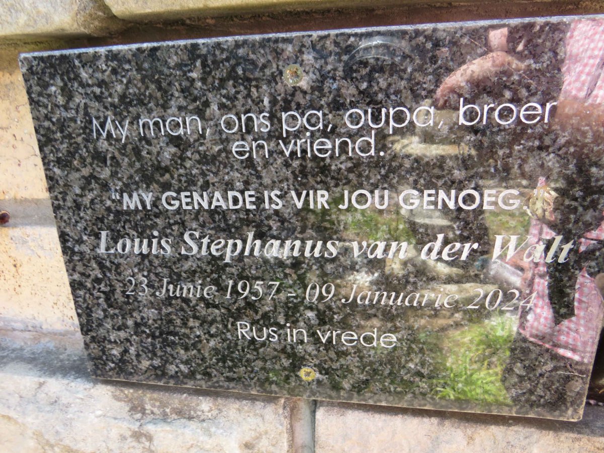 WALT Louis Stephanus, van der 1957-2024