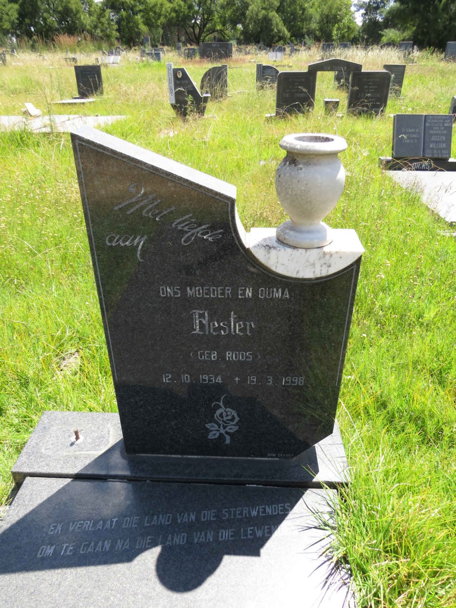 ? Hester nee ROOS 1934-1998