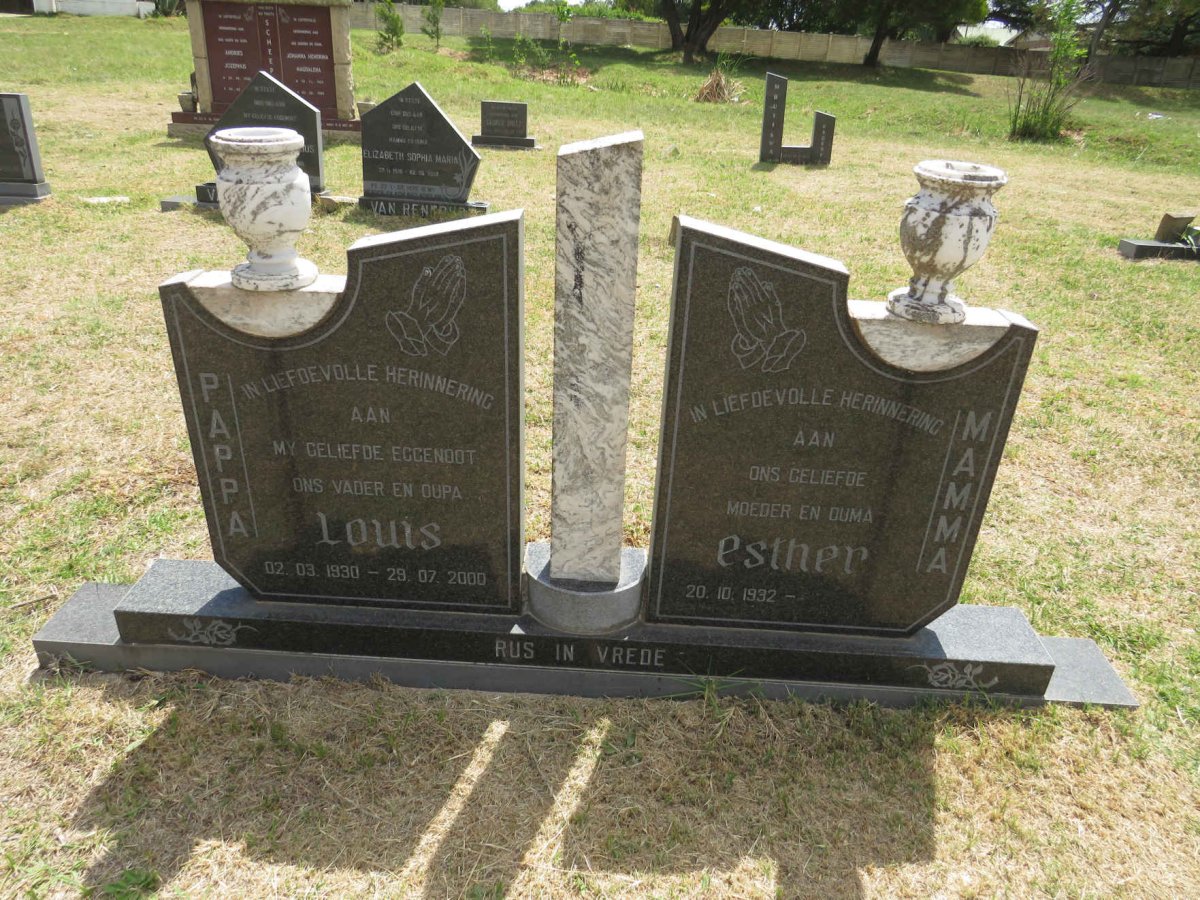 ? Louis 1930-2000 & Esther 1932-