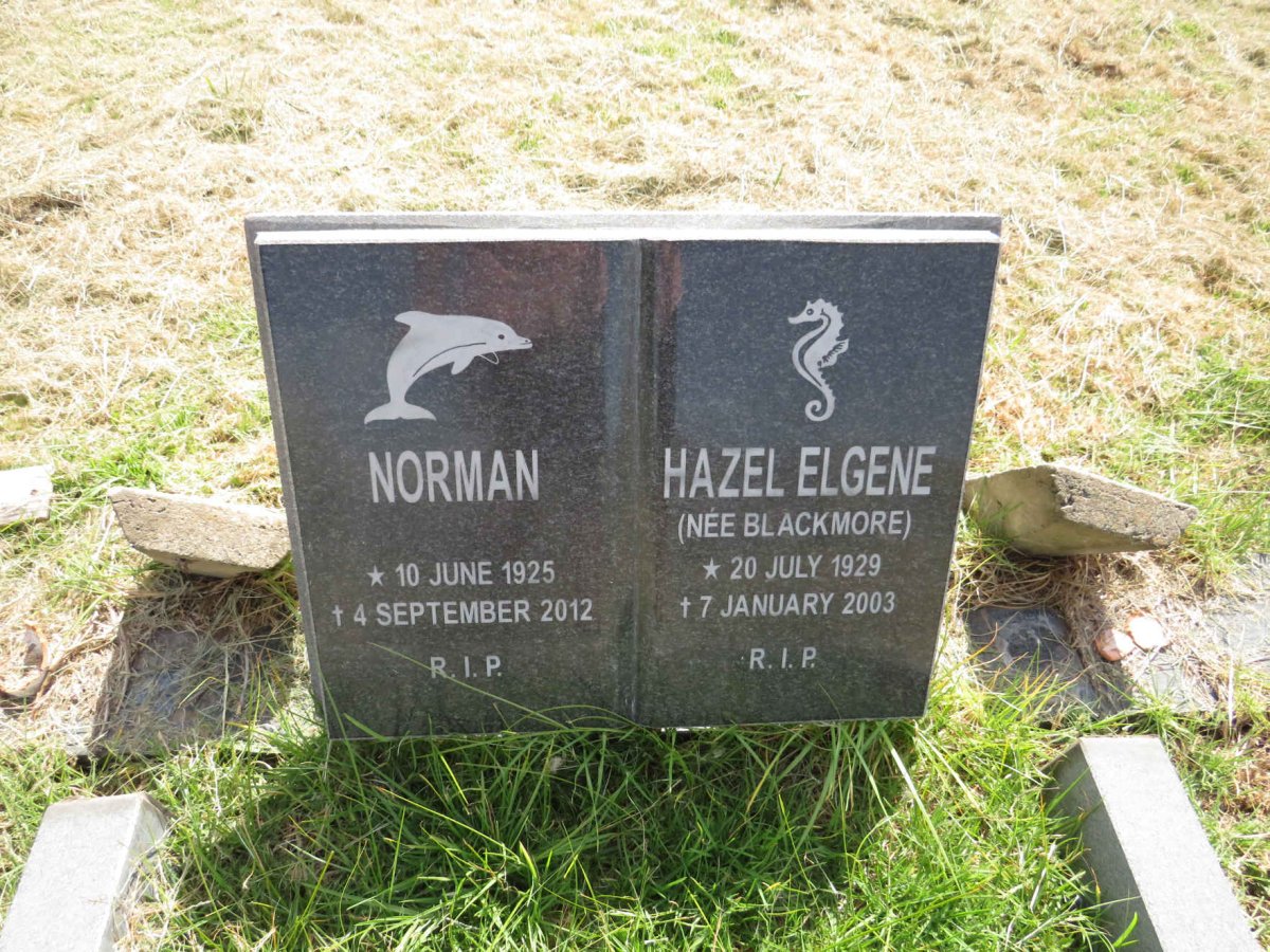 ? Norman 1925-2012 & Hazel Elgene BLACKMORE 1929-2003