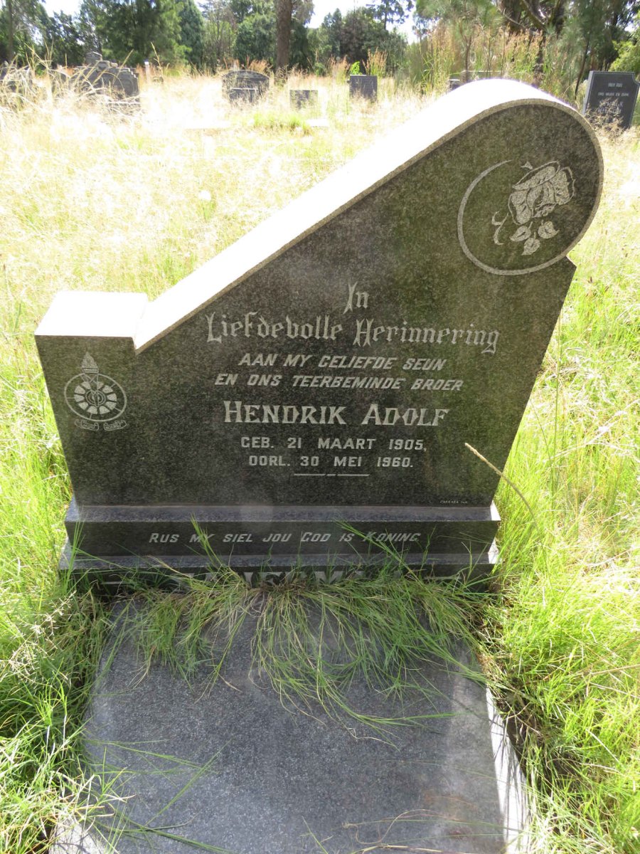 ? Hendrik Adolf 1905-1960