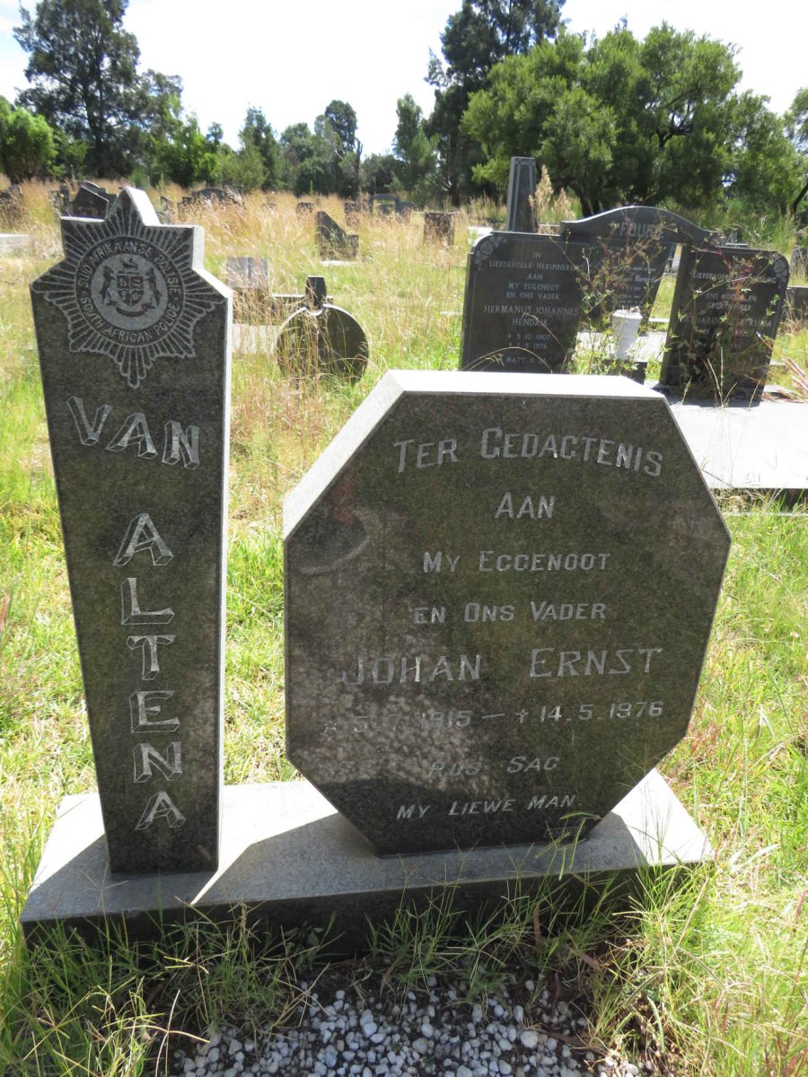 ALTENA Johan Ernst, van 1915-1976