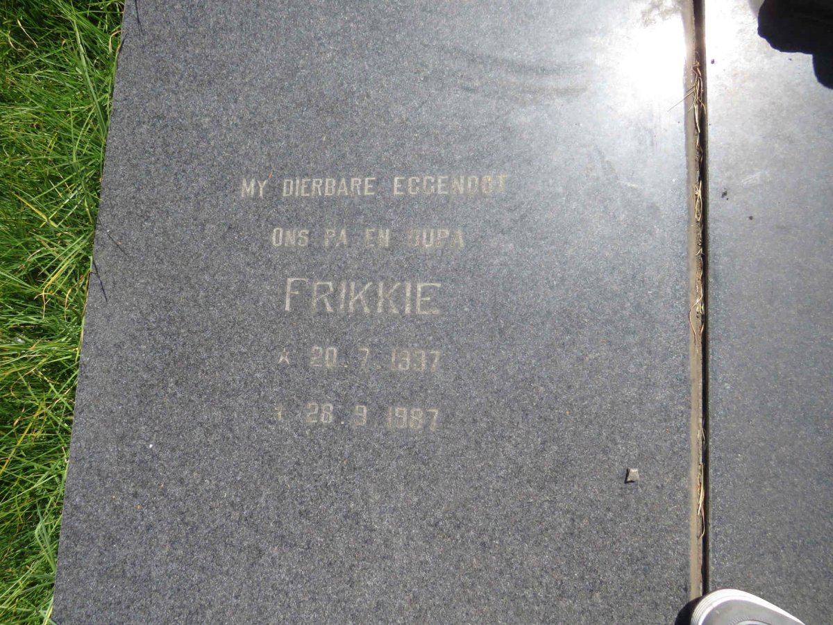 ANDERSON Passie 1912- :: ANDERSON Frikkie 1937-1987 _2