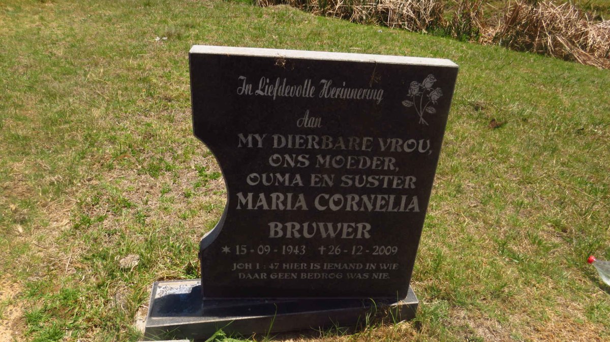 BRUWER Maria Cornelia 1943-2009