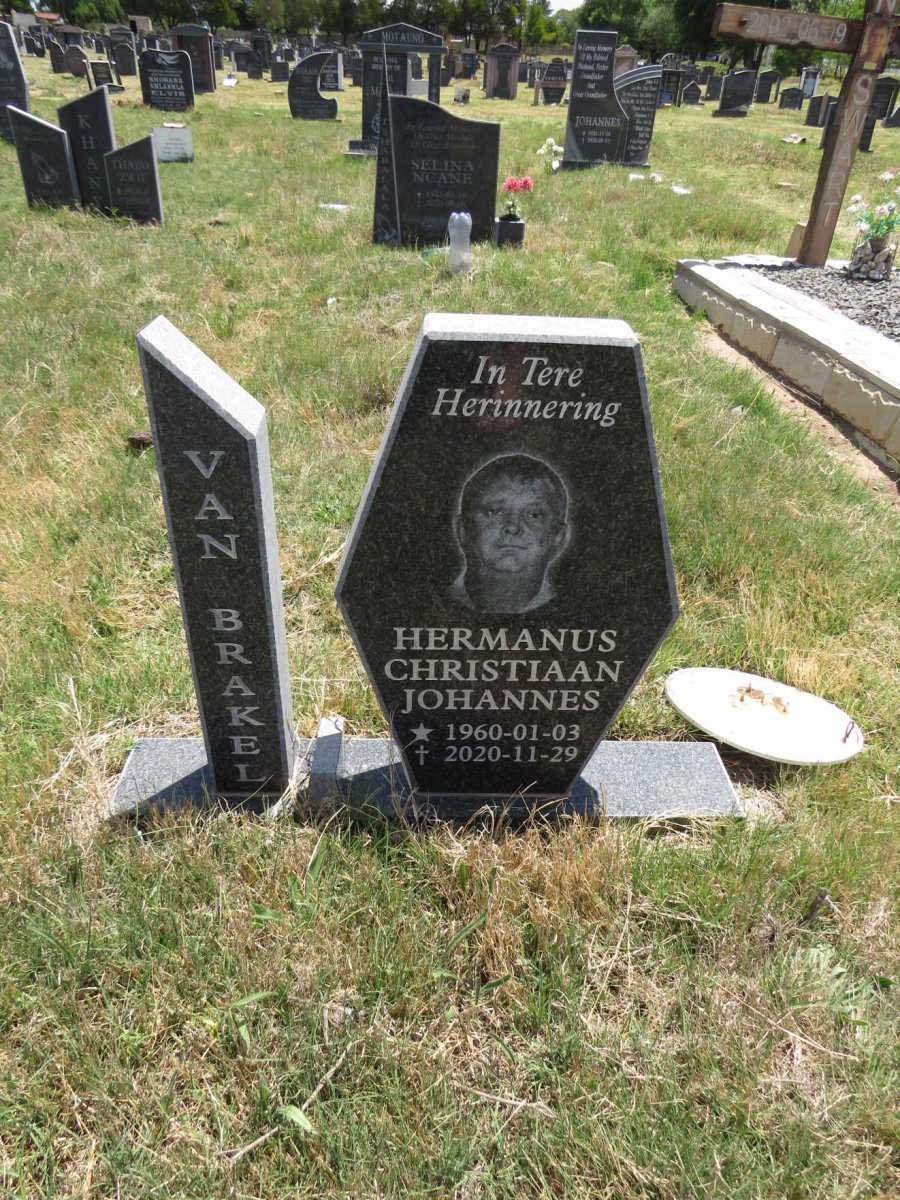 BRAKEL Hermanus Christiaan Johannes, van 1960-2020