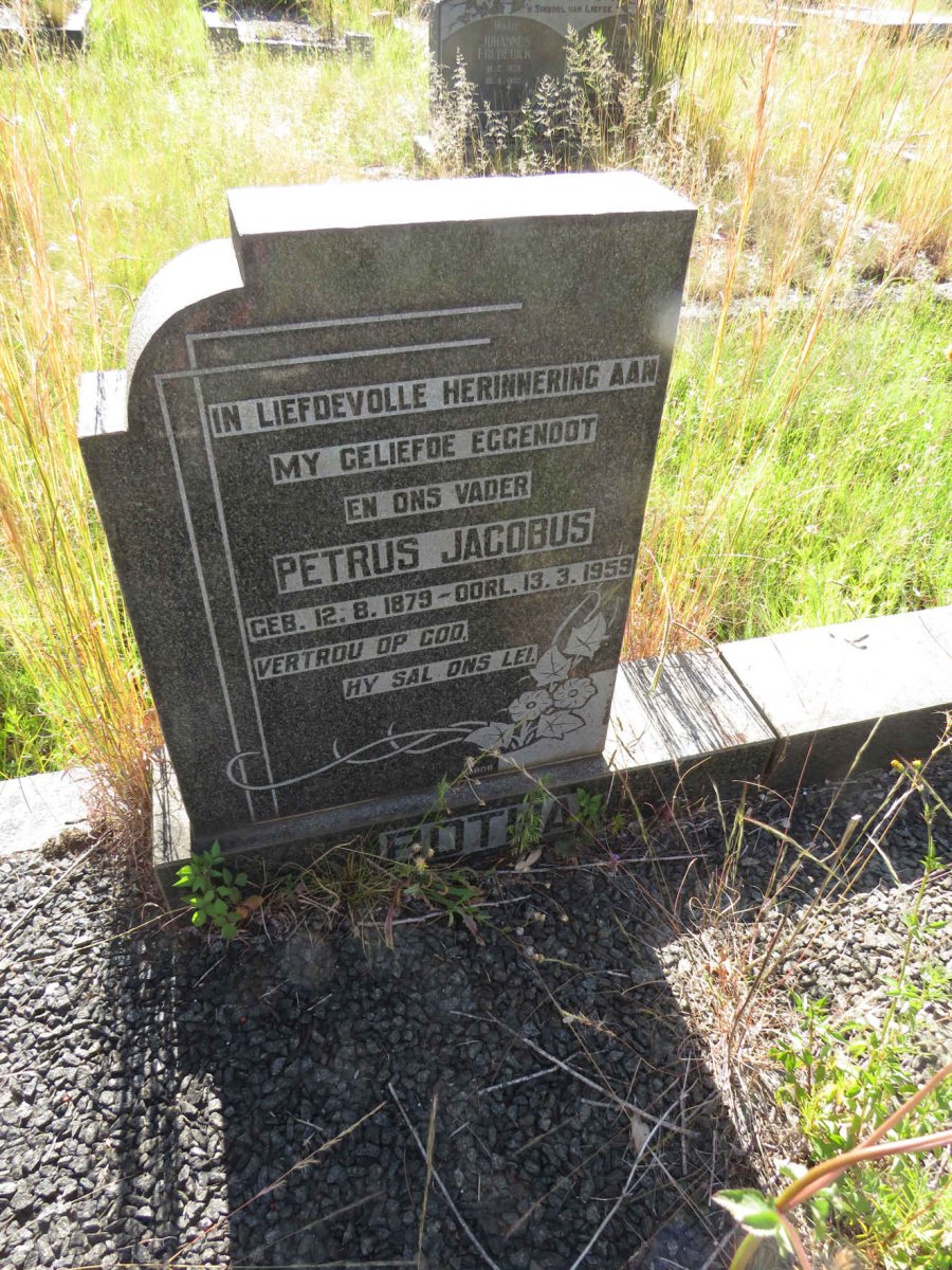 BOTHA Petrus Jacobus 1879-1959 & Catharina Josina SCHUTTE 1888-1971 _1