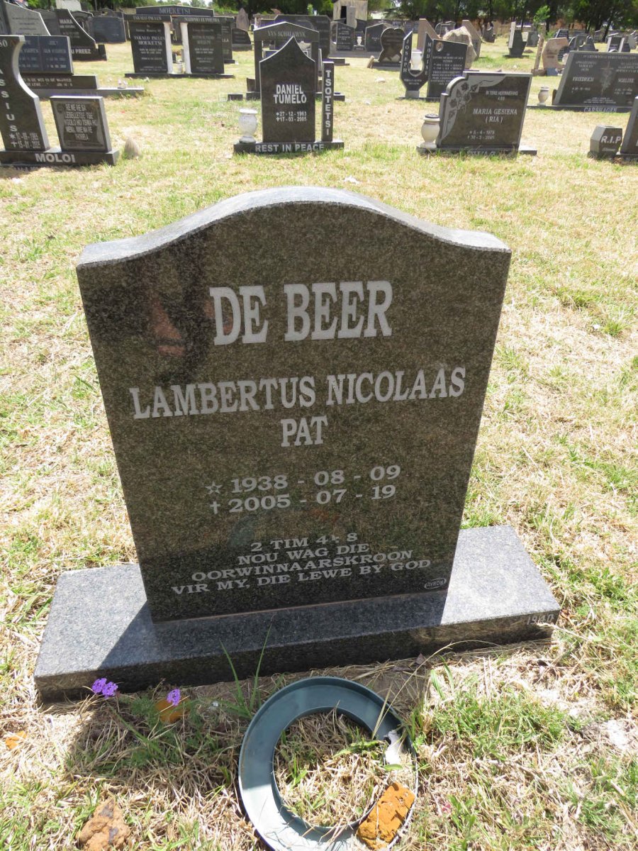 BEER Lambertus Nicolaas, de 1938-2005 