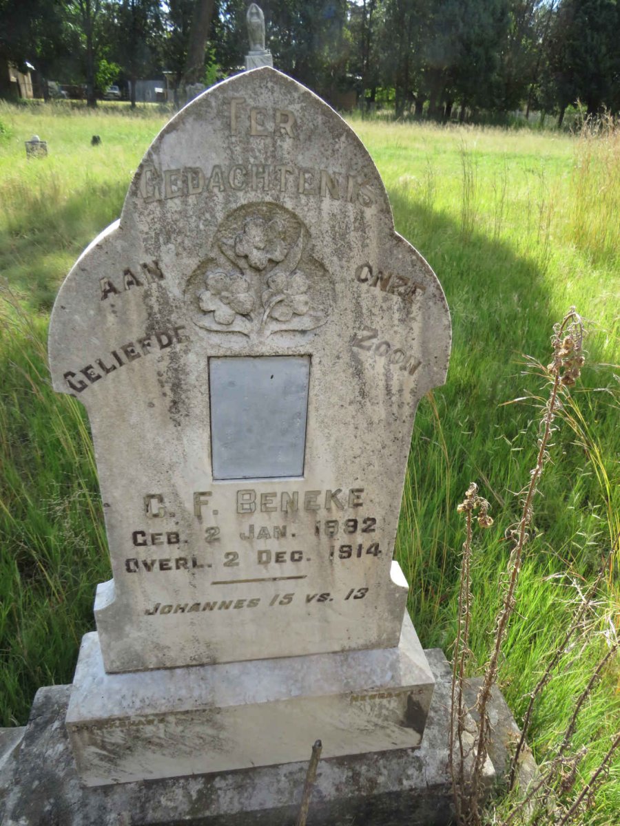 BENEKE C.F. 1892-1914