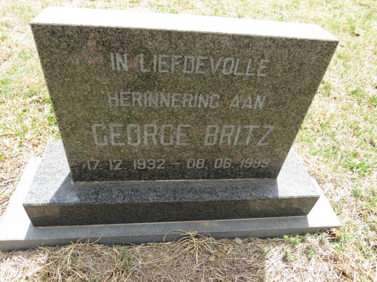 BRITZ George 1932-1999