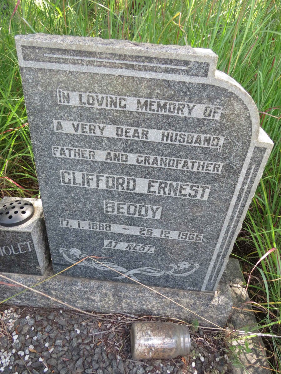 BEDDY Clifford Ernest 1888-1965