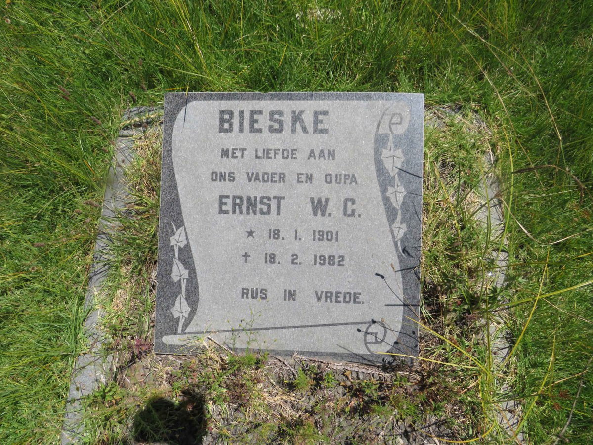 BIESKE Ernst W.G. 1901-1982