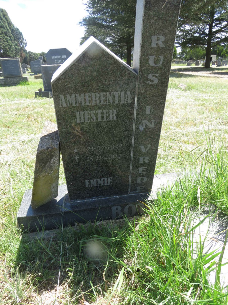 BOTHA Ammerentia Hester 1933-2004