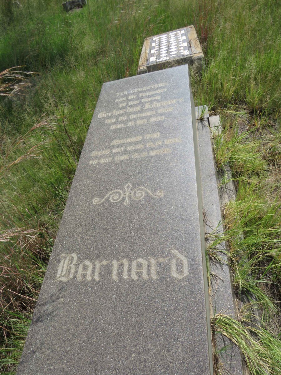 BARNARD Gerhardus Johannes 1892-1953 _1