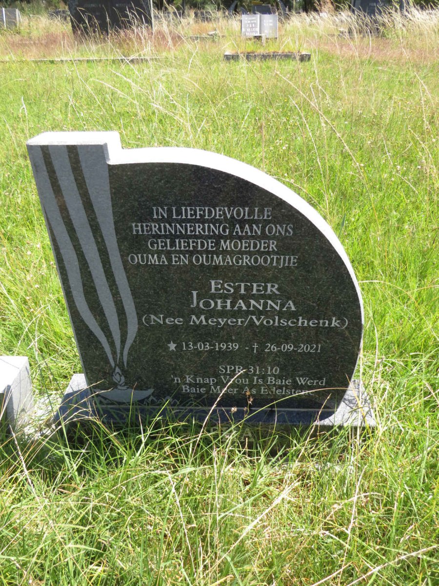 BOTHA Antonie Johannes 1917-1982 & Ester Johanna formerly VOLSCHENK nee MEYER 1939-2021 _2