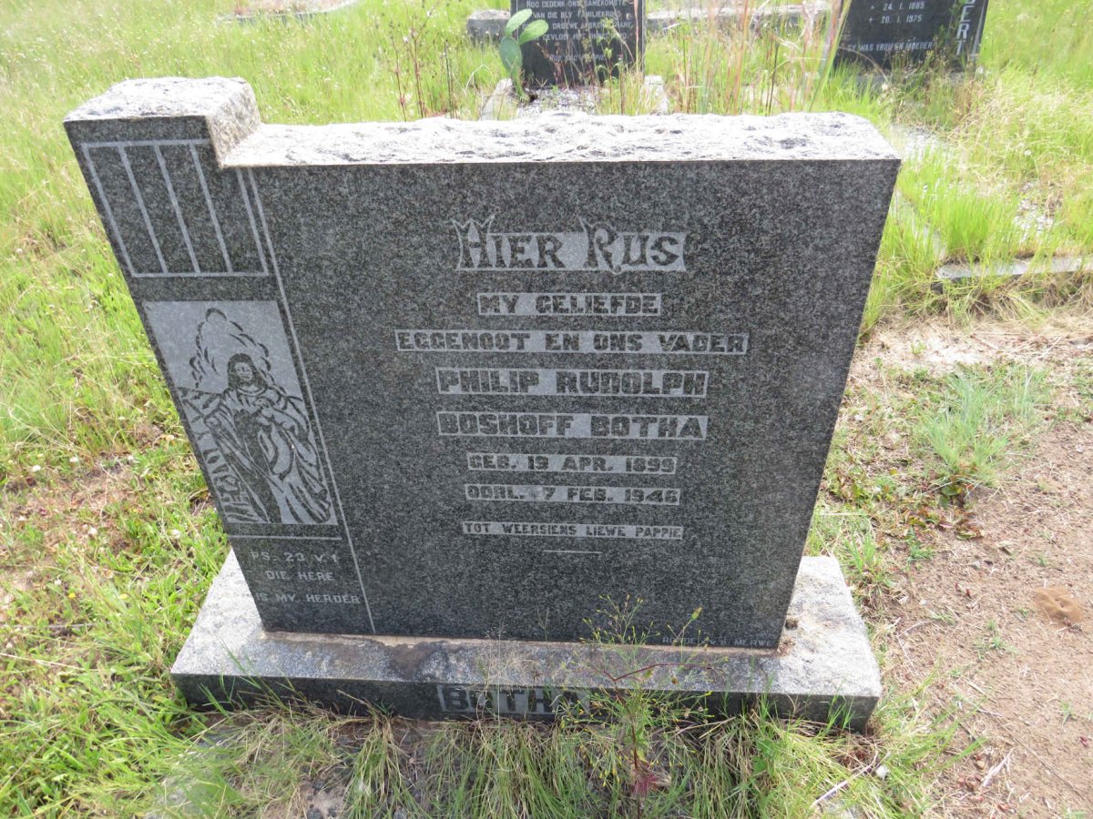 BOTHA Philip Rudolph Boshoff 1899-1946
