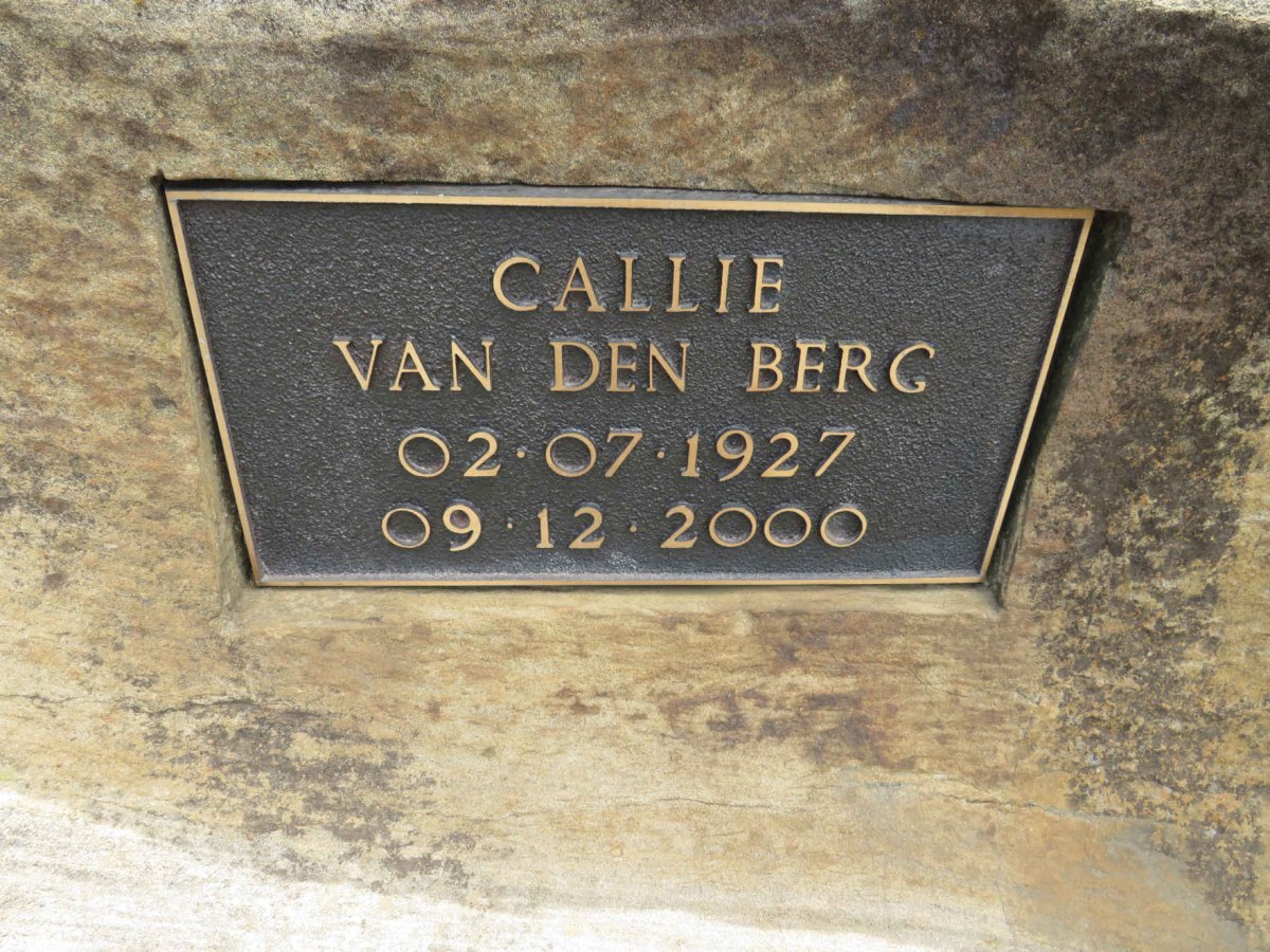 BERG Callie, van den 1927-2000 & Heila 1921-2013 _2