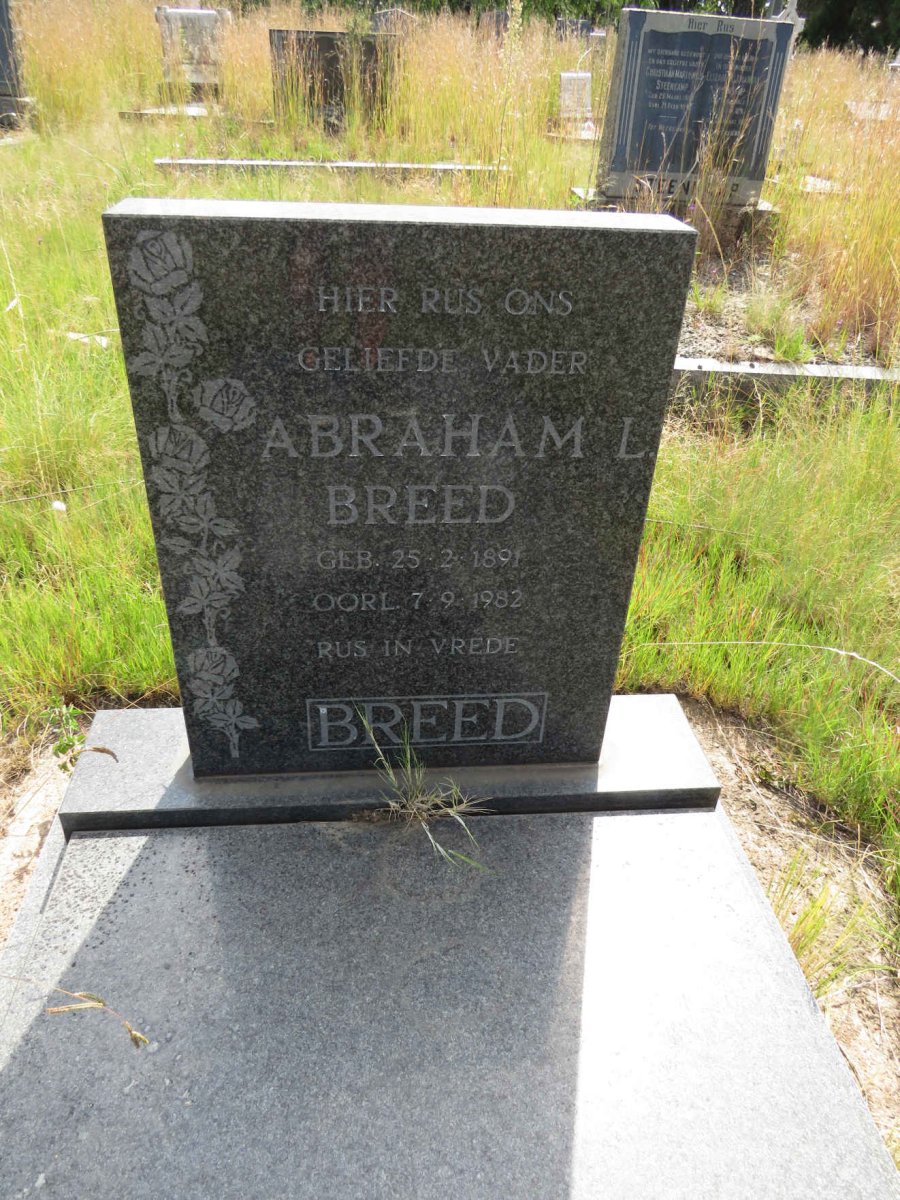 BREED Abraham L. 1891-1982