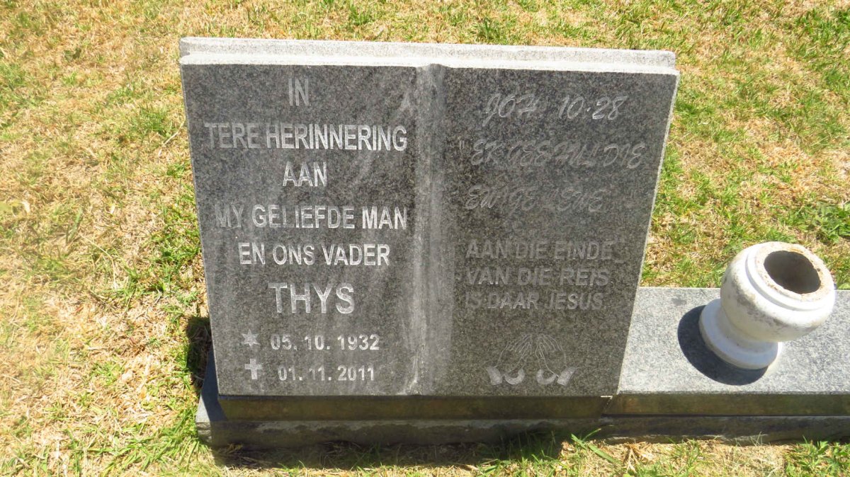 BOOYENS Thys 1932-2011