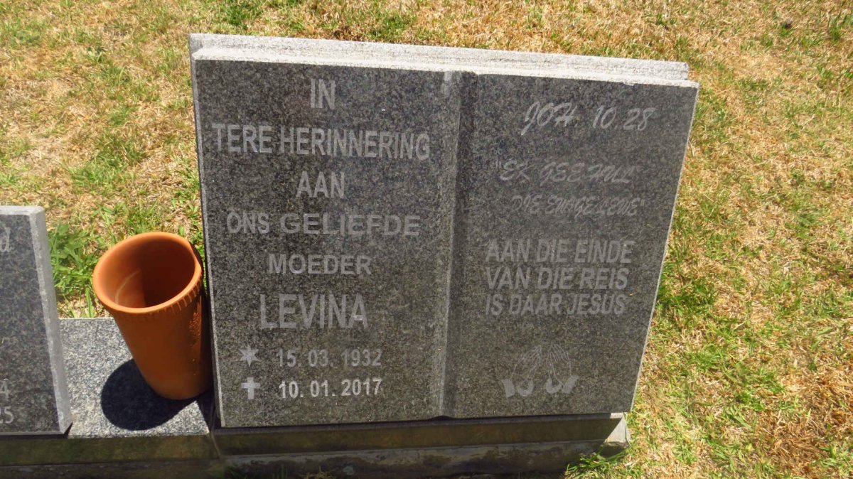 BOOYENS Levina 1932-2017 