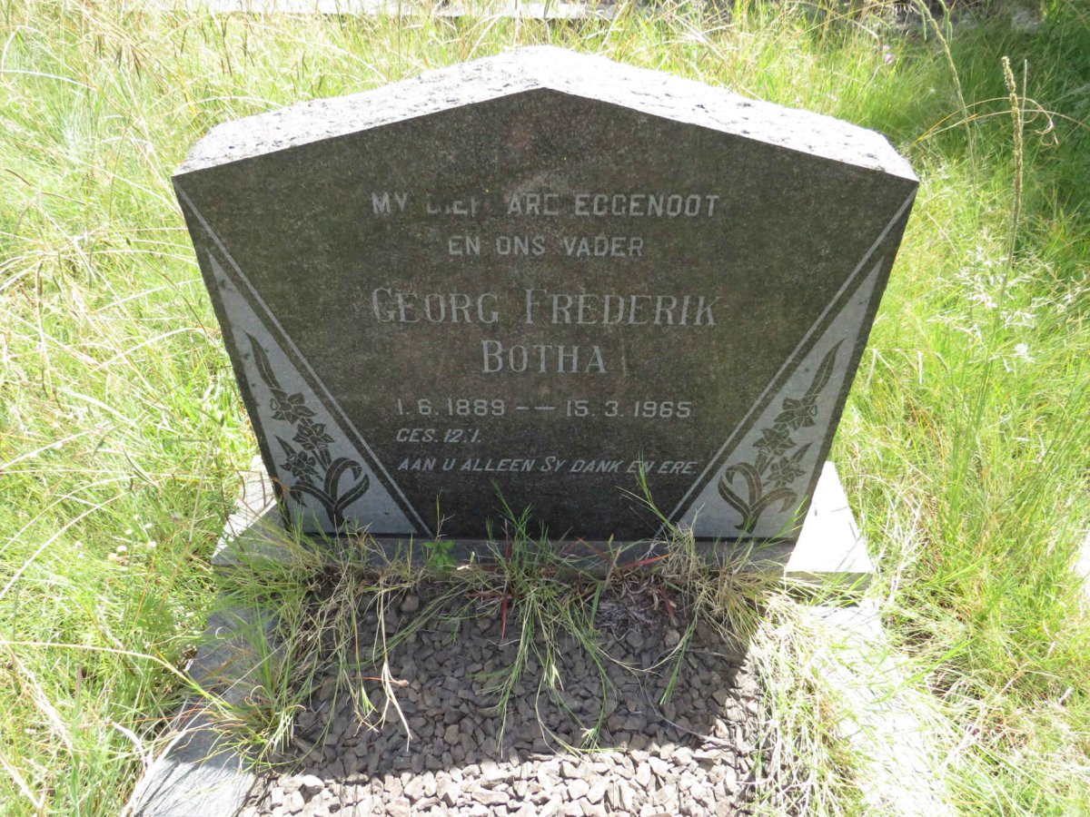 BOTHA George Frederik 1889-1965