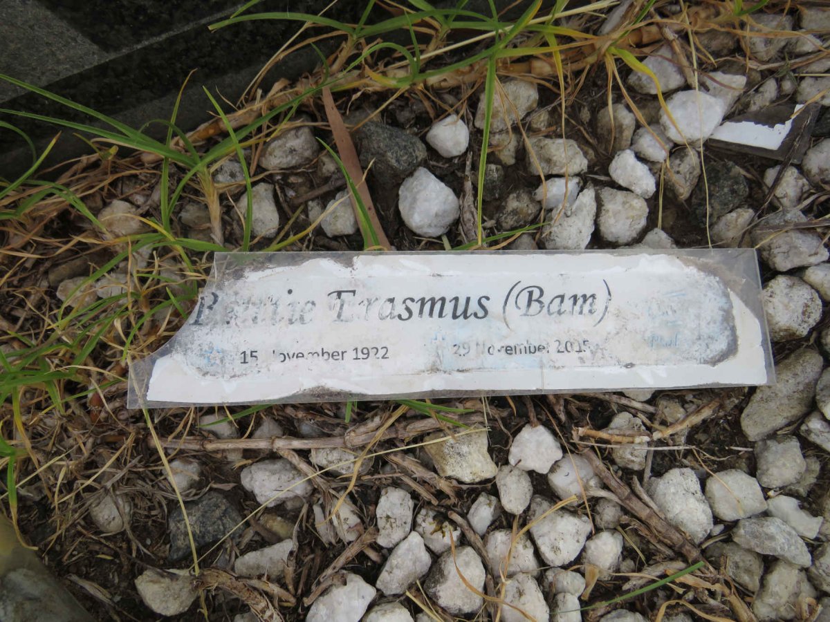 BAM Paulus 1916-1986 & Bettie ERASMUS 1922-2015 _2