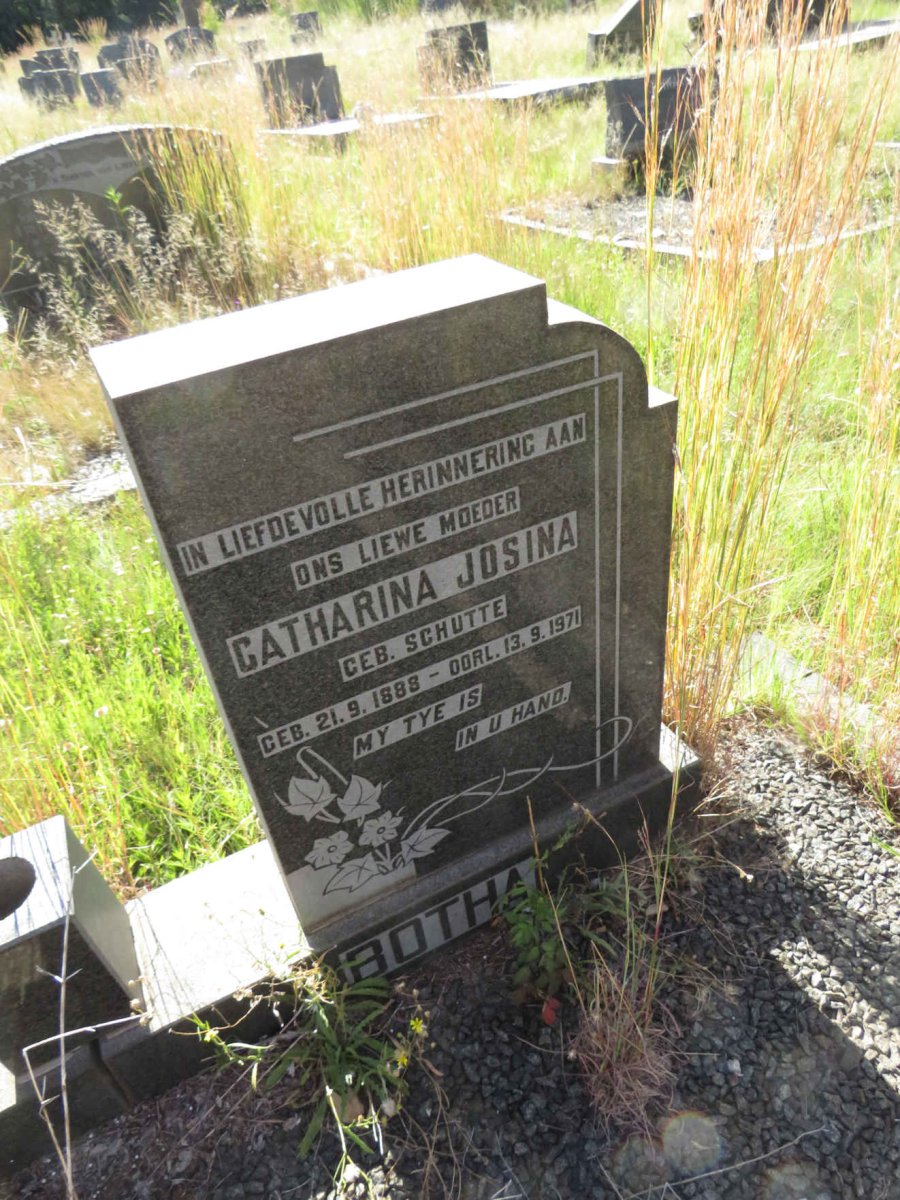 BOTHA Petrus Jacobus 1879-1959 & Catharina Josina SCHUTTE 1888-1971 _2