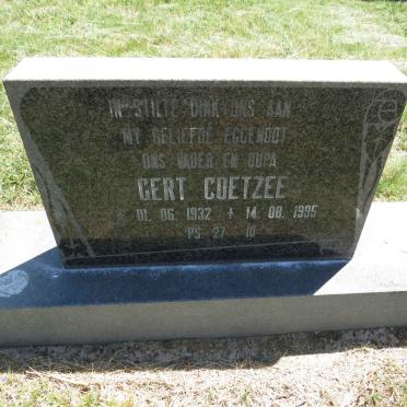 COETZEE Gert 1932-1995