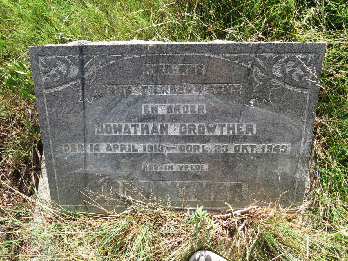 CROWTHER Jonathan 1913-1945