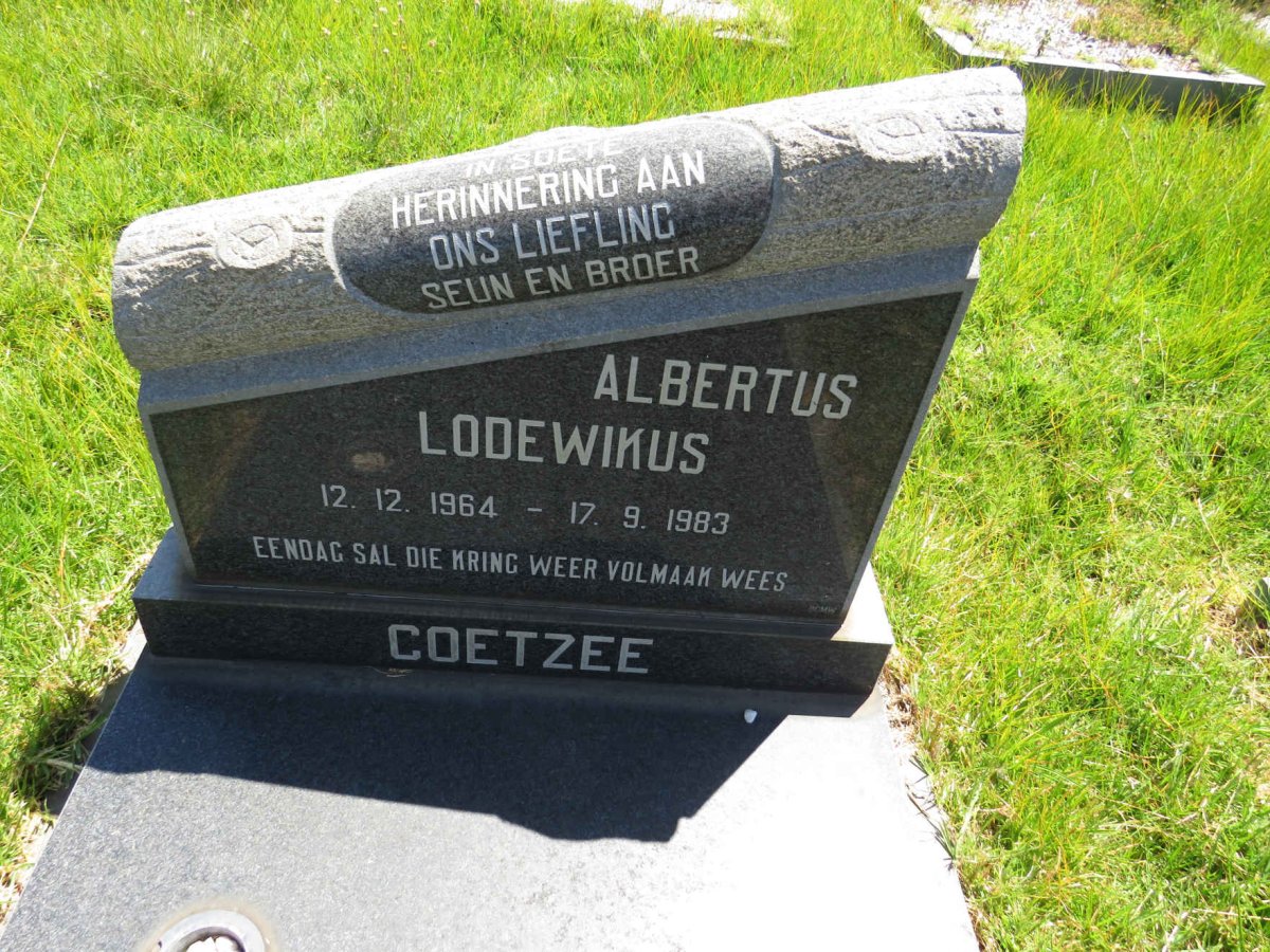 COETZEE Albertus Lodewikus 1964-1983