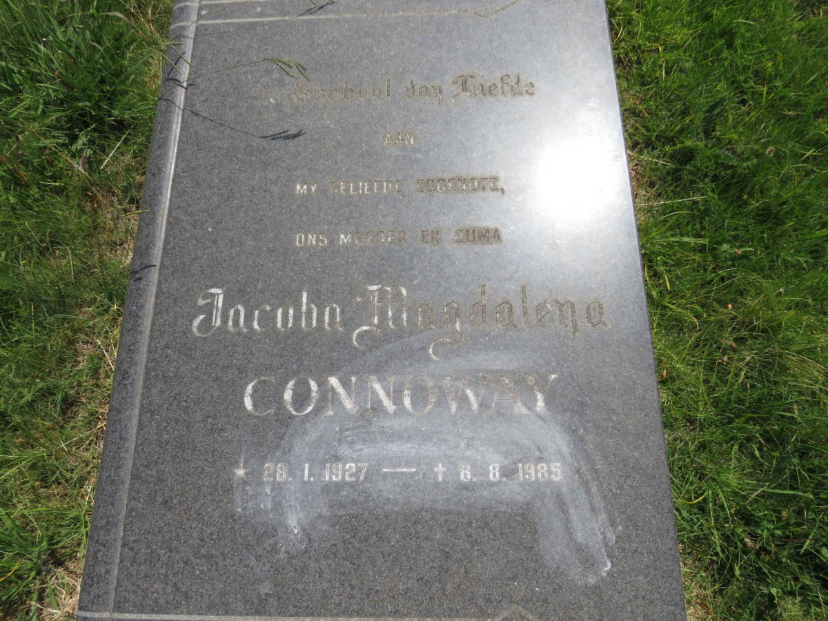 CONNOWAY Jacoba Magdalena 1927-1985