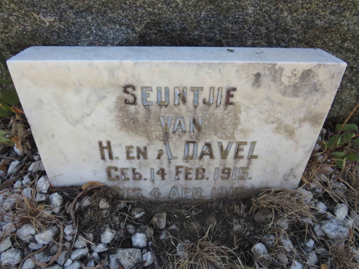 DAVEL Anna Catharina nee ERLANK 1876-1931 :: DAVEL 1915-1915 _2