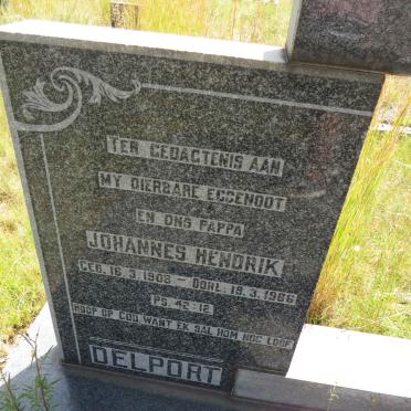DELPORT Johannes Hendrik 1908-1966