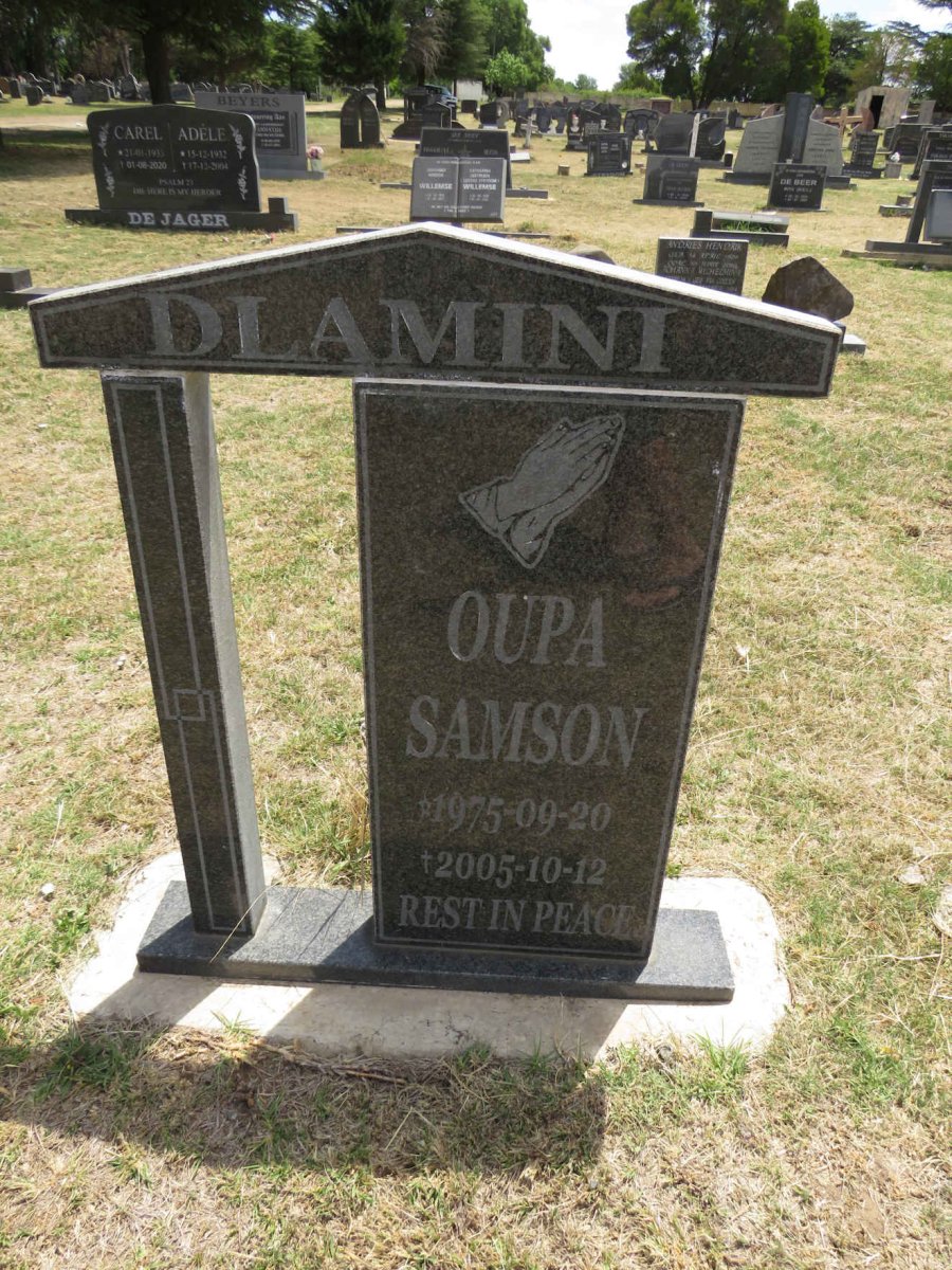 DLAMINI Oupa Samson 1975-2005
