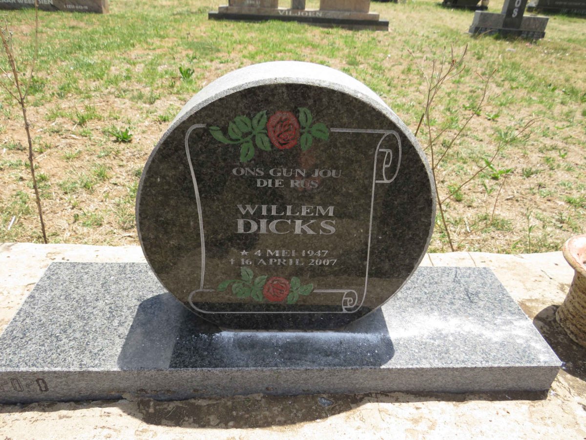 DICKS Willem 1947-2007