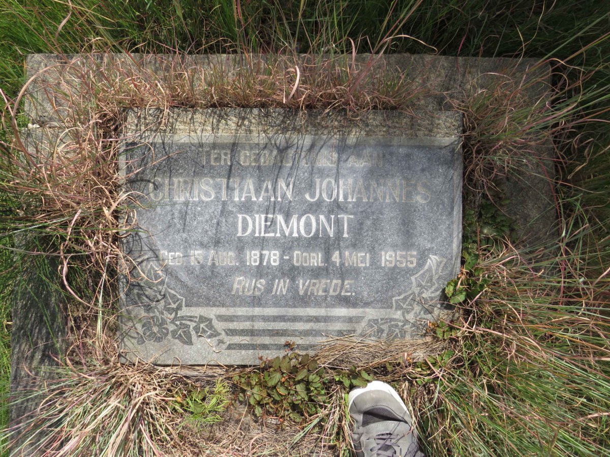 DIEMONT Christiaan Johannes 1878-1955