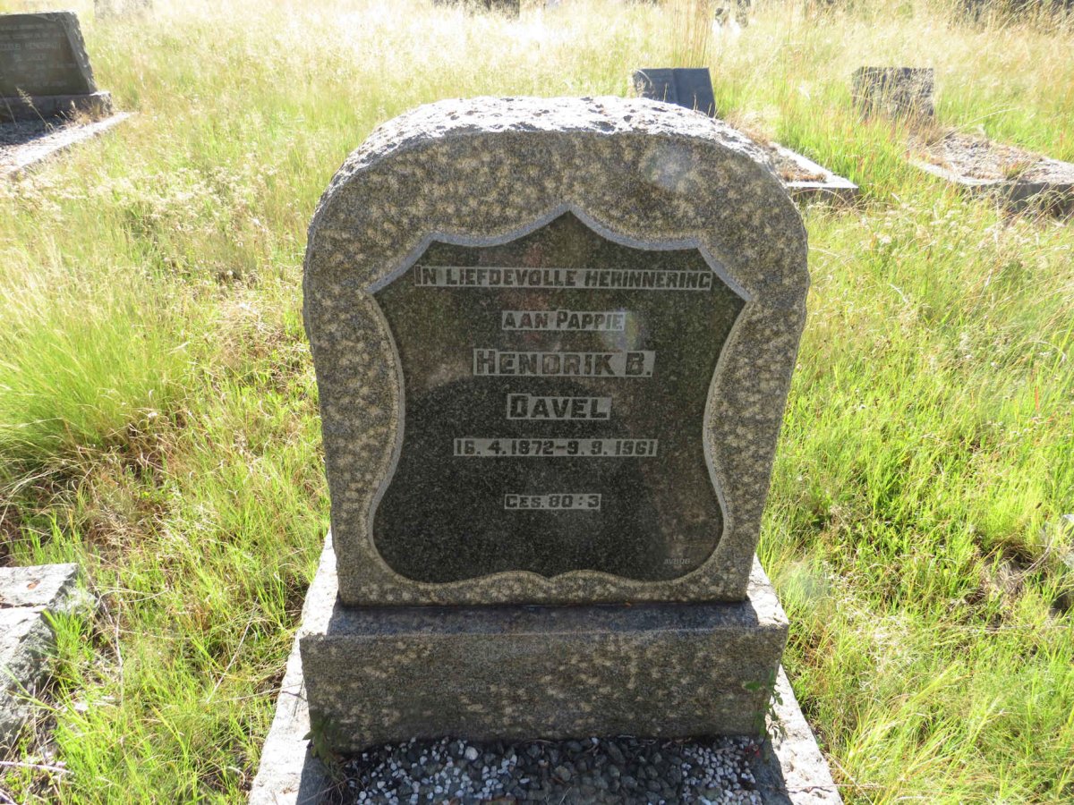 DAVEL Hendrik B. 1872-1961