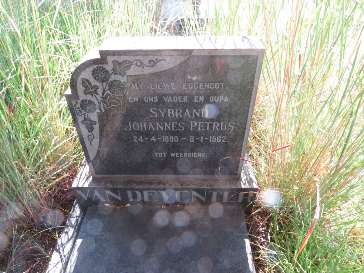 DEVENTER Sybrand Johannes Petrus, van 1890-1962