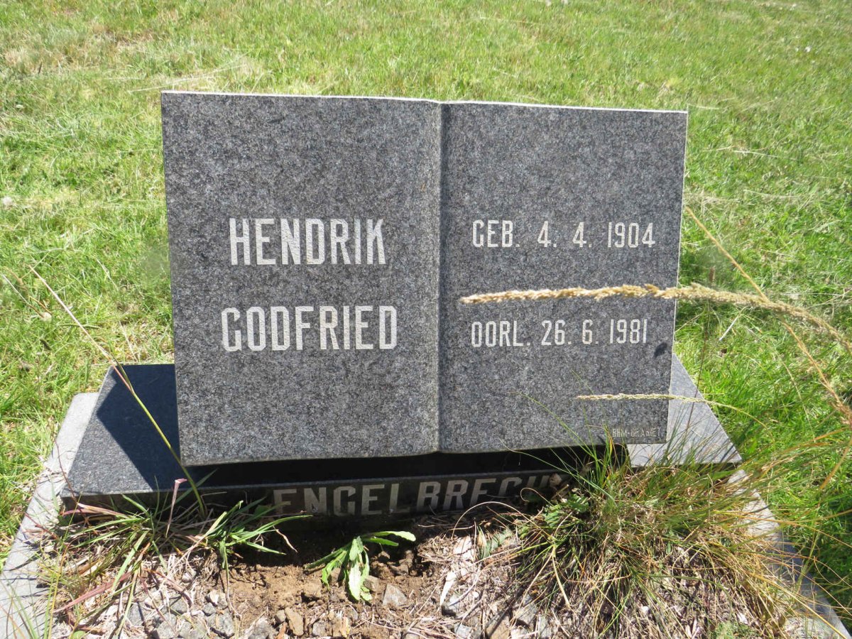 ENGELBRECHT Hendrik Godfried 1904-1981