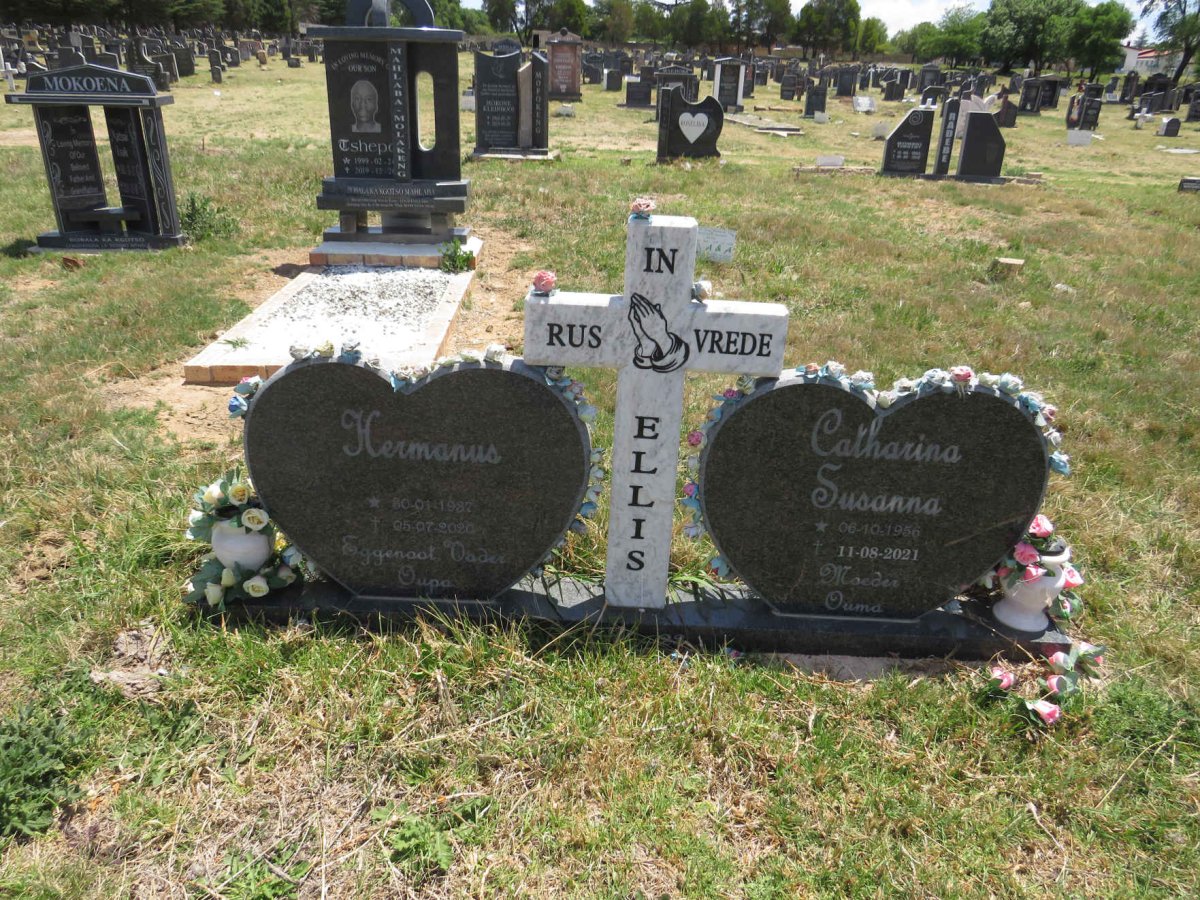 ELLIS Hermanus 1937-2020 & Catharina Susanna 1956-2021 