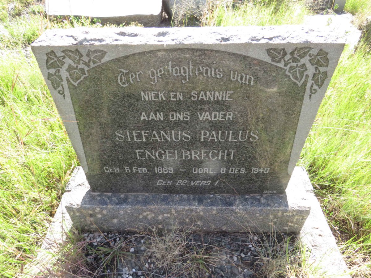 ENGELBRECHT Stefanus Paulus 1869-1948