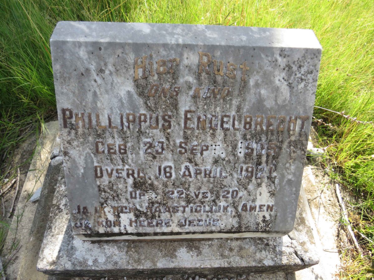 ENGELBRECHT Phillippus 1905-1921