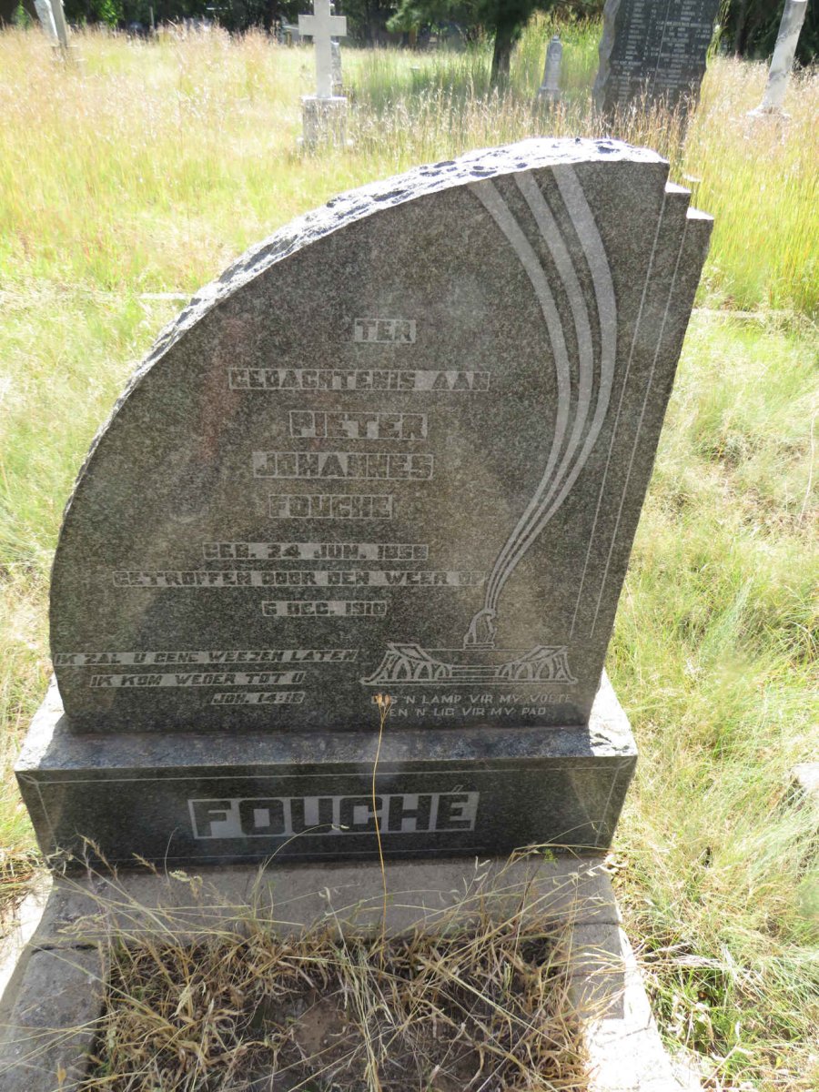 FOUCHE Pieter Johannes 1858-1910